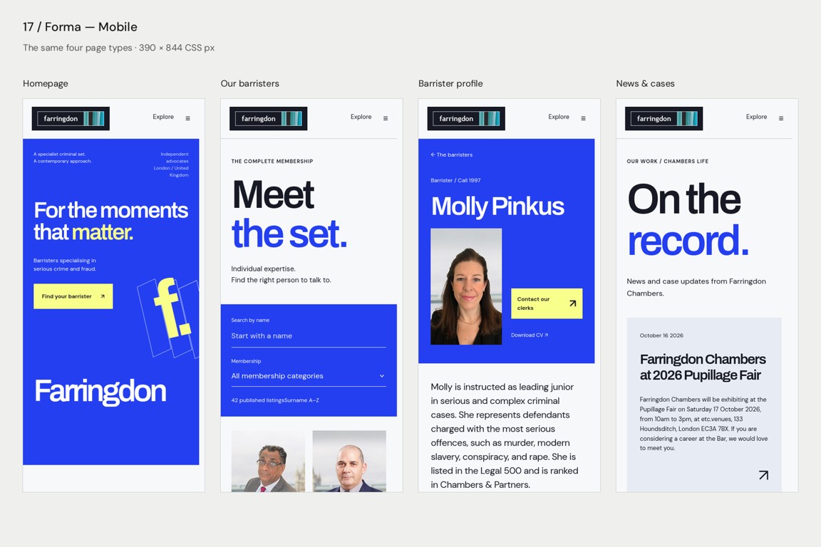 Forma — Mobile layouts