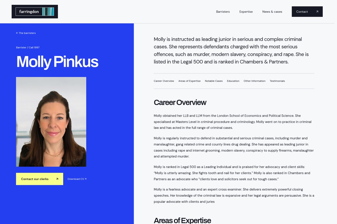 Forma — Barrister profile