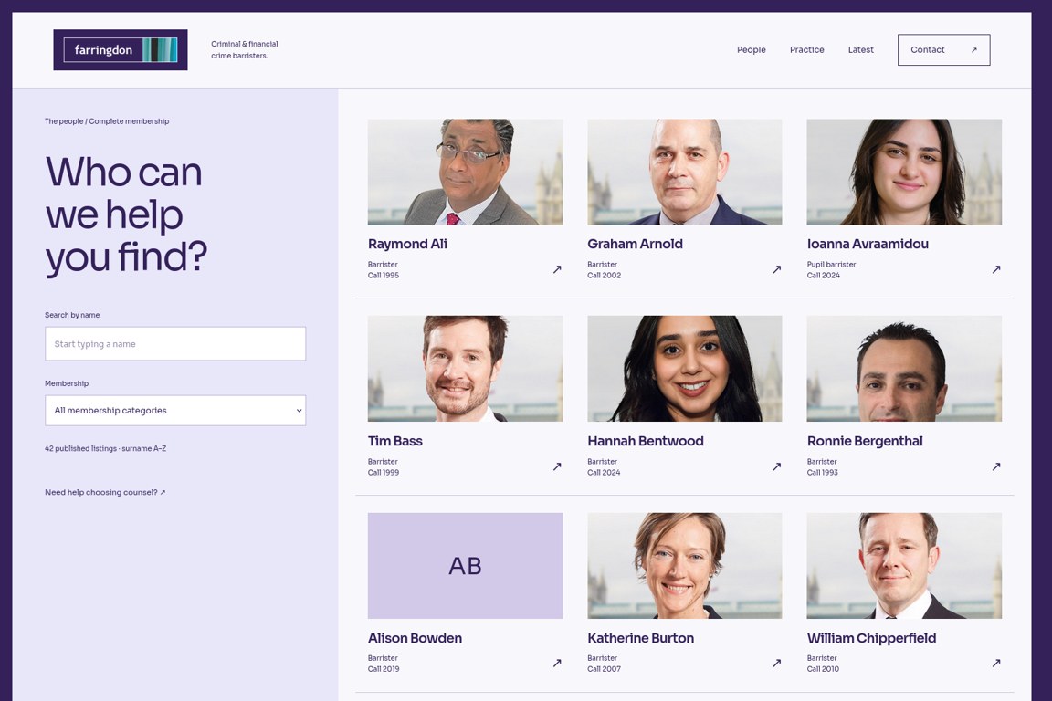 Locus — Our barristers