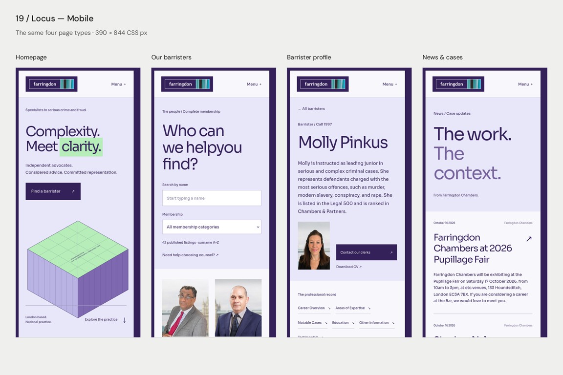 Locus — Mobile layouts