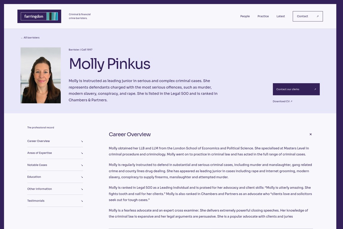 Locus — Barrister profile