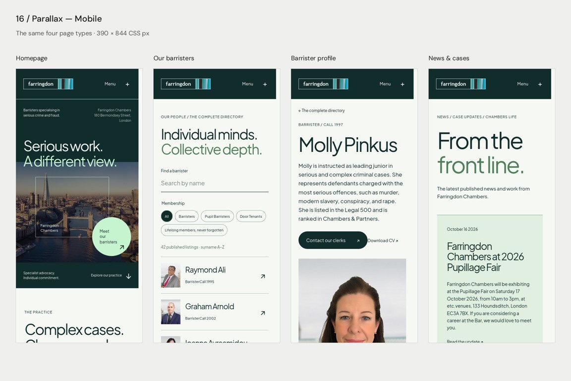 Parallax — Mobile layouts