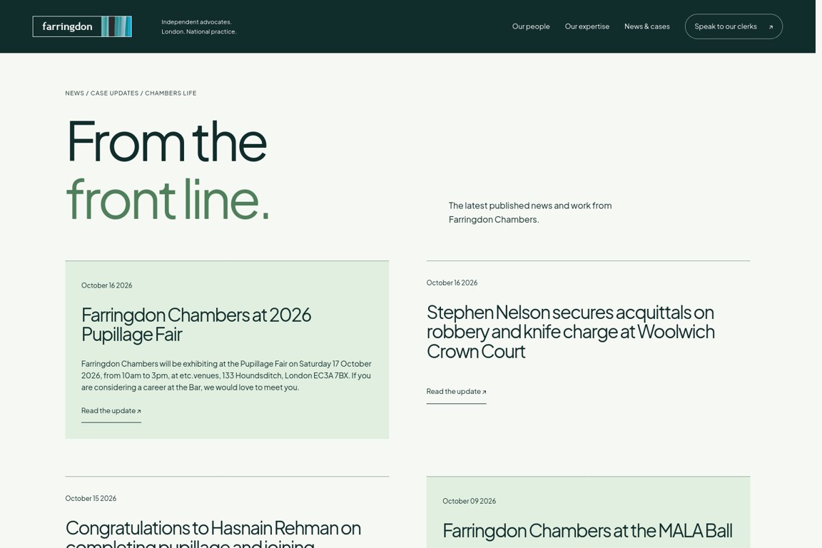 Parallax — News & cases